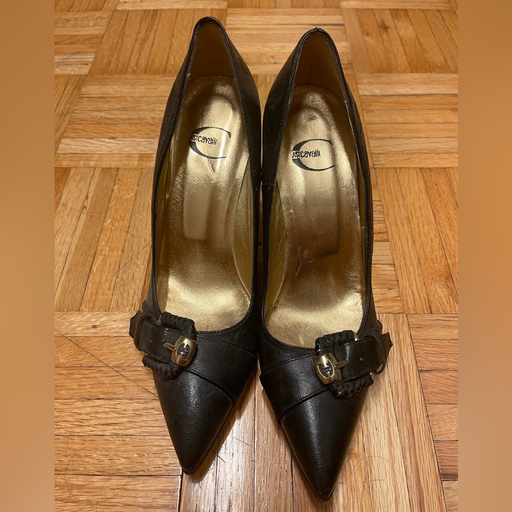 BRAND NEW - Just Cavalli heels - no box no bag - bought at Cavalli Sample Sale